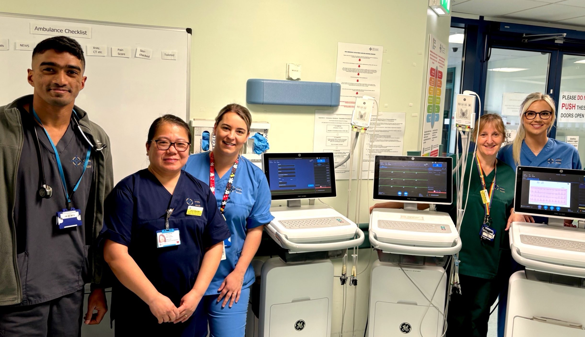 Charitable donations fund ECG machines worth £14,000 for Withybush Hospital