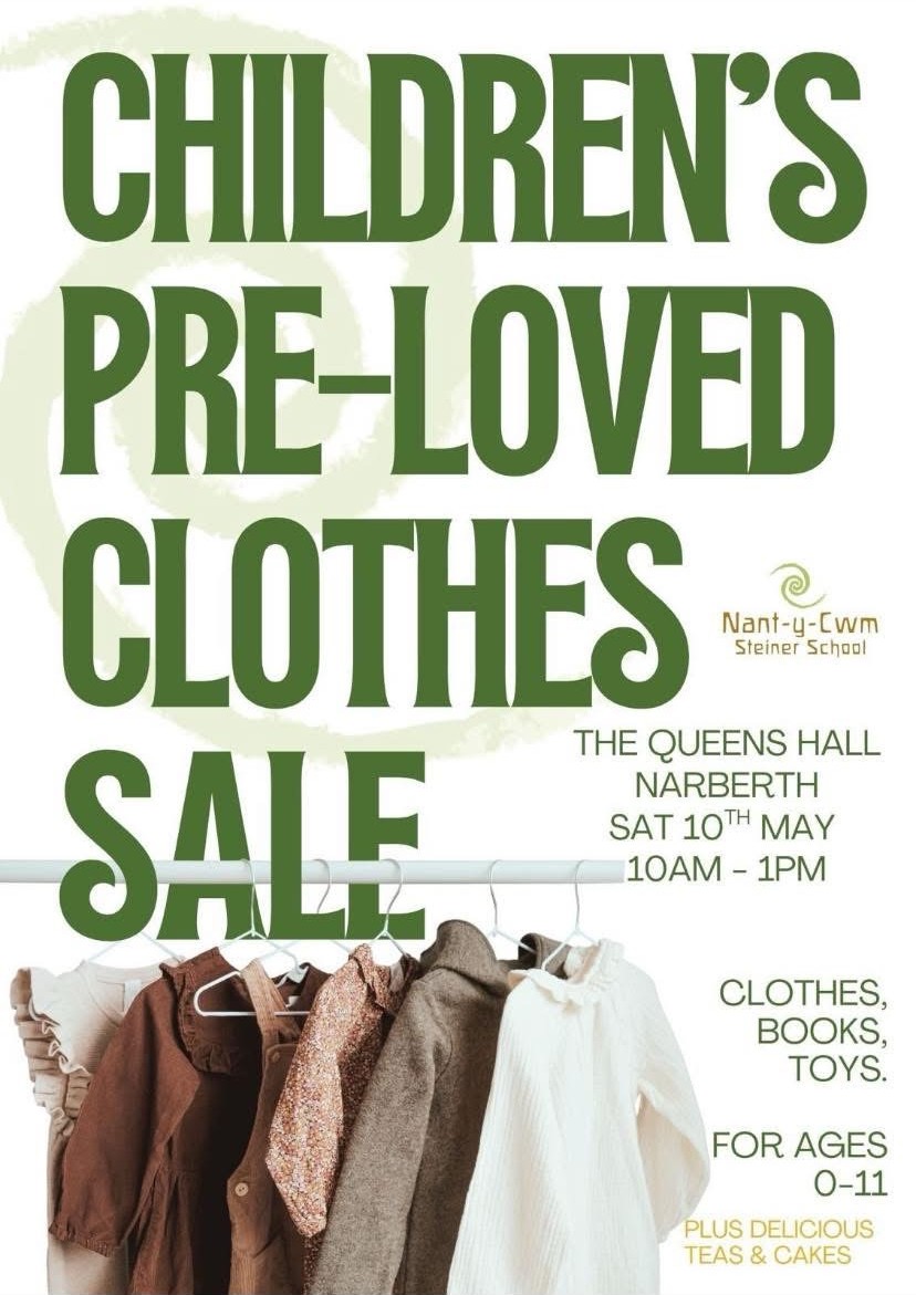 Children's Pre-loved Clothes Sale, The Queens Hall, Saturday May 10th, 10am - 1pm
