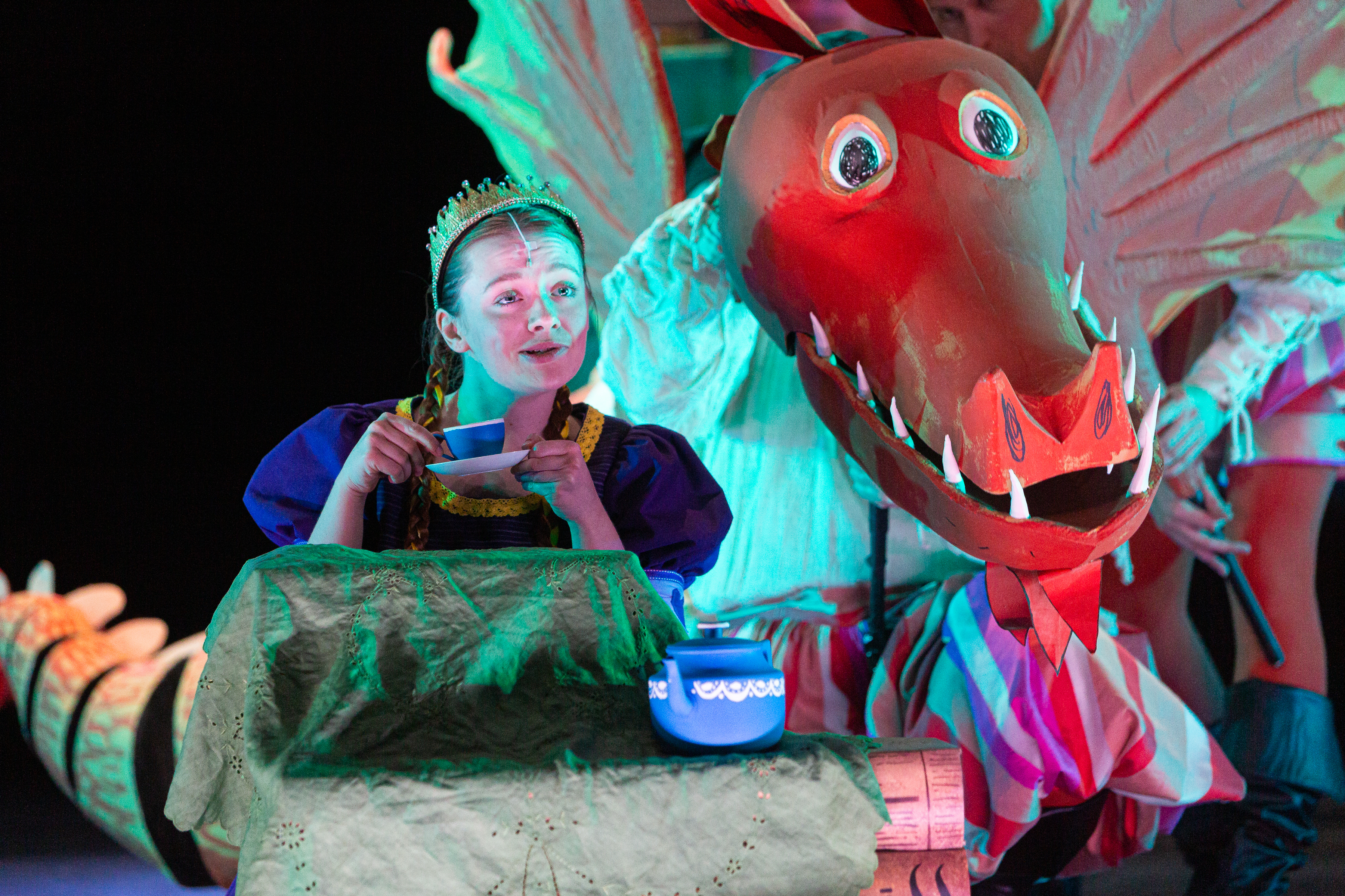 Delightful, dragontastic show for pop princesses and naughty knights, Torch Theatre stage on Saturday 24 May at 2.30pm and Sunday 25 May at 11.30am and 2pm
