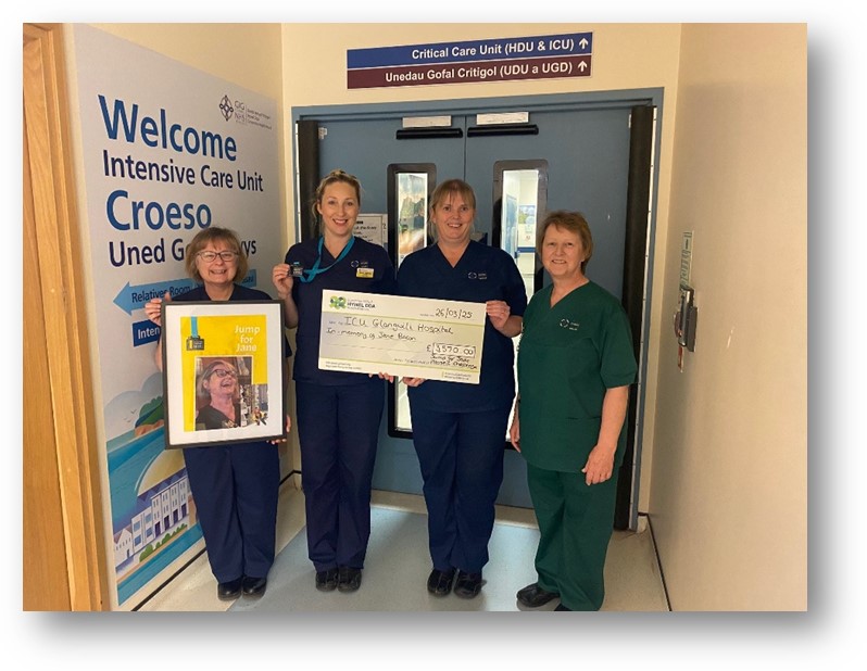 100-meter abseil raises over £3,500 for Intensive Care Unit